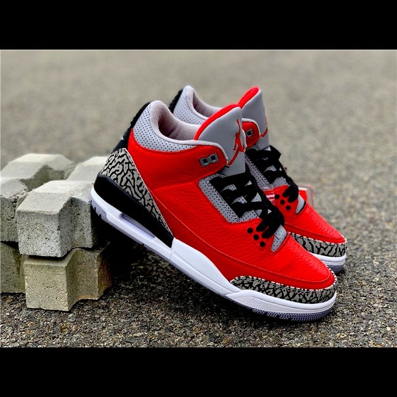 jordan 3 red cement sale